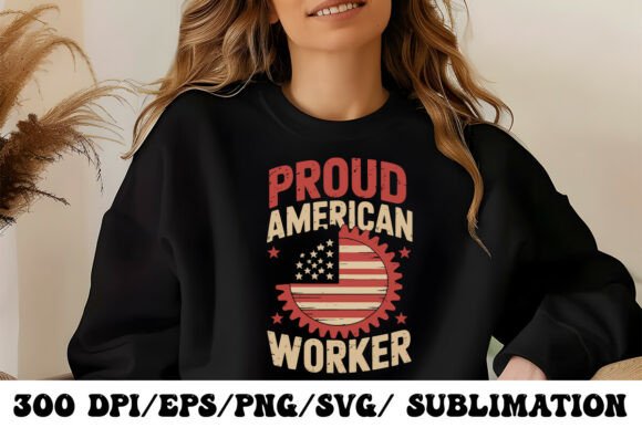 Bold “Proud American Worker” Labor Day G: A Visual Tribute
