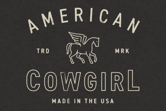 Country Western Cowgirl: A Modern Vintage Typeface