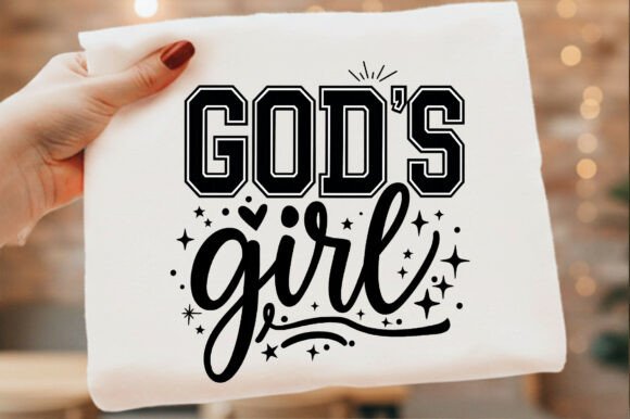 God's Girl Christian Faith Typography: Design That Speaks Volumes