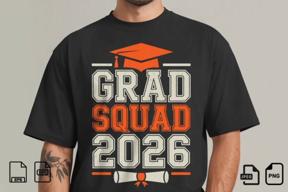 Grad Squad 2026: The Bold Typography for Group Celebrations