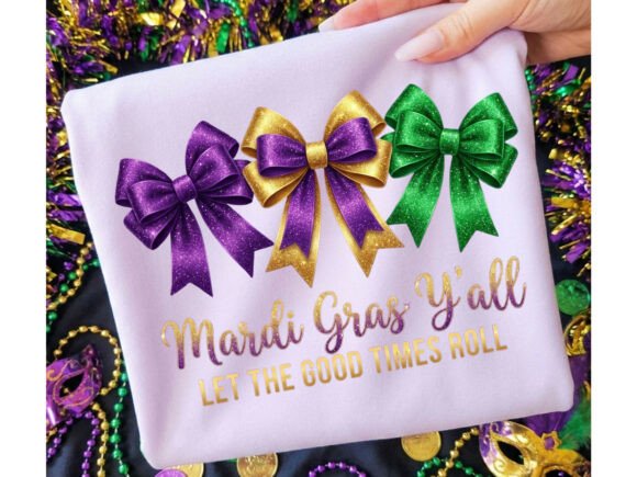 Preppy Mardi Gras Yall Coquette Tshirt Png: A Designer's Deep Dive