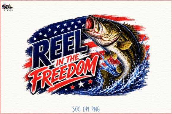 Reel in the Freedom: A Patriotic Fishing PNG for 2026