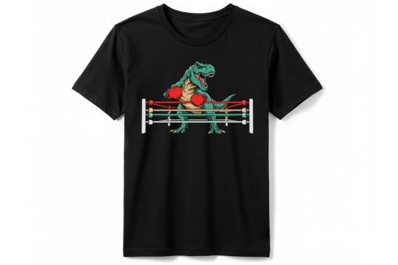 T-Rex Boxing Dinosaur T-shirt: A Knockout for Creative Projects