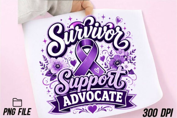 The Ultimate Guide to Purple Ribbon Survivor Advocate PNG