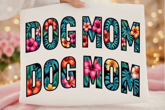 Tropical Floral Dog Mom Mother's Day PNG: Design Guide