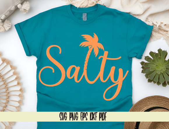 Unveil Your Summertime Spirit with Salty with Palm Tree